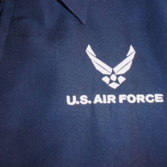 USAF sz42/LONG LIGHTWEIGHT BLUE JACKET COAT CURRENT 2025 ISSUE NO LINER JM 362 - Picture 6 of 12